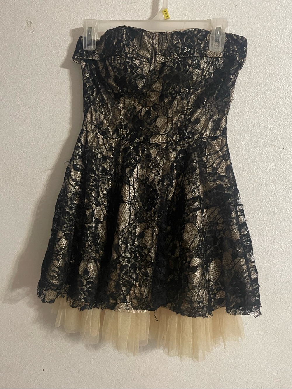 Y2K vintage-inspired Sans Souci strapless mini party dress - Picture 2 of 4